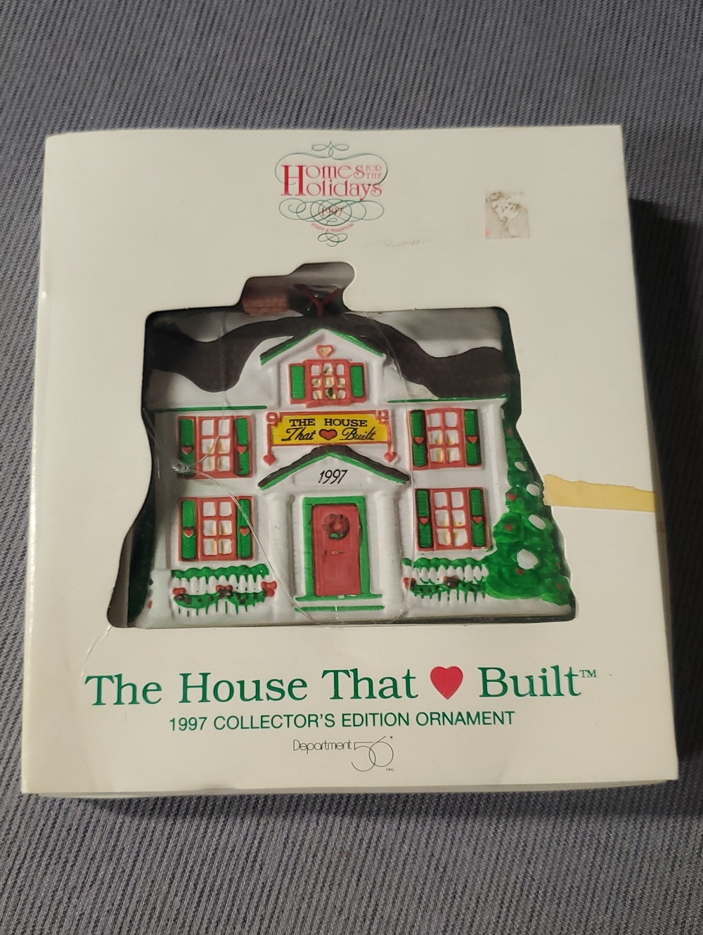 "The House That ♥ Built" 1997 Ronald McDonald House Ornament